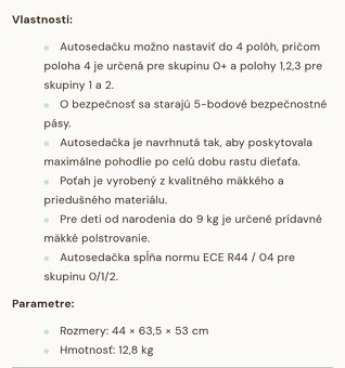 Chicco autosedačka 0-25 kg. Seat Up 012 sivá - 10