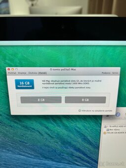 iMac 21,5” s 16 GB RAM a 1 TB HDD - 10