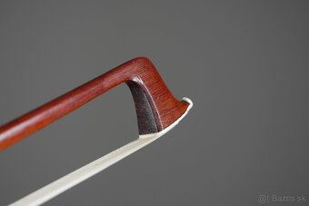 Majstrovský husľový sláčik K. E. Bässler + certifikát - 10