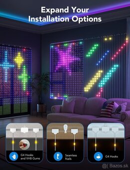 Govee Curtain Lights 2-Pack - Alexa/Google Home - 10