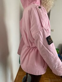 Dámska ružová zateplená bunda - 10