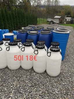 Predám plastove sudy - 10