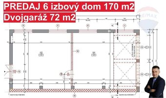Na predaj 6-izbový domu 170 m2 s dvojgarážou 72 m2 v obci To - 10