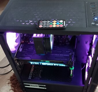 Herný výkonný PC-Ryzen 5+RTX 2080-8GB OC+32 GB RAM+NVMe+ARGB - 10