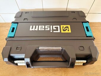 Zelený 4D samonivelačný laser Gisarn so statívom + 2 batérie - 10