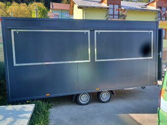 Food truck pojazdný bufet, predajňa gastro príves - 10