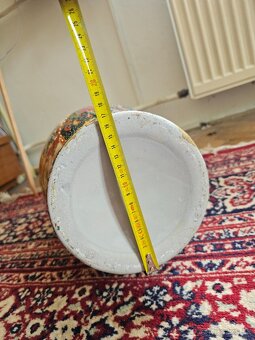Dekoratívna porcelánová váza 72 cm – ručne maľovaná, orient - 10