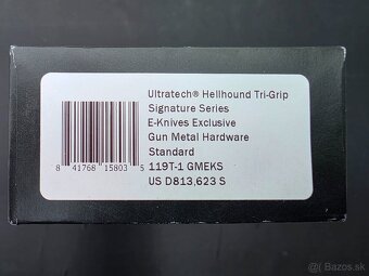 Microtech Ultratech Hellhound Tri Grip Gun Metal Hardware - 10