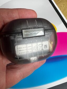Bezdrôtové slúchadlá Soundpeats Capsule3 Pro Transparent Bla - 10