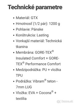 Topánky KAYLAND 6001 GTX
EU 46. - 10
