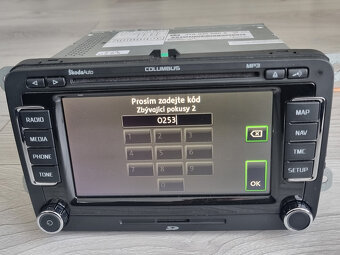 Skoda Columbus 2011 RNS510 Navi LED Mapy V17 2020 - 10