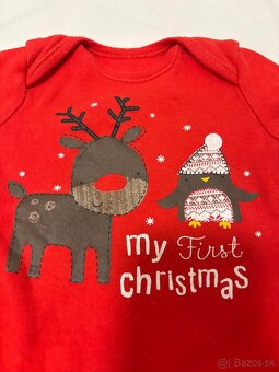 Vianočné oblečenie 62 (0-3 mesiace) - 10