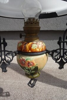 Lampa petrolejová závesná . - 10