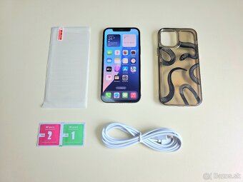APPLE IPHONE 12 128GB BLACK,ZDRAVIE BATERKY 100% - 10