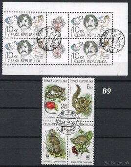 Poštové známky, filatelia: Česko 1993-2020, bloky - 10