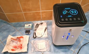 Predám kyslíkov prístroj koncentrátor+pulzný oxymeter - - 10