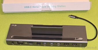 Nová dokovacia stanica I-TEC USB-C Metal 4K 3x display 85W - 10