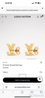 Louis Vuitton Iconic Enamel náušnice - 10
