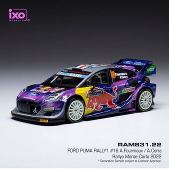 Modely Ford Puma Rally1 1:43 IXO - 10