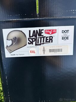 Biltwell Lane Splitter Flat Titanium - XXL - 10