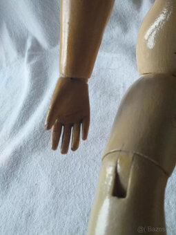 Stará bábika na reštaurovanie. Označte pre identifikáciu. - 10