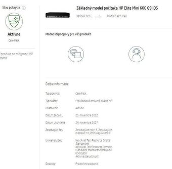 HP Elite Mini 600 G9 Jet Black - zaruka 11/2027+DVDRW mechan - 10