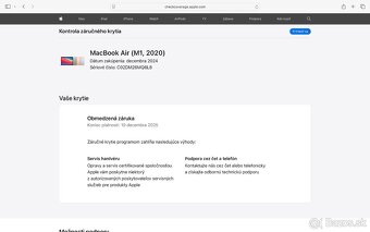 MacBook Air 13" M1 8/512GB Silver + ZÁRUKA - 10