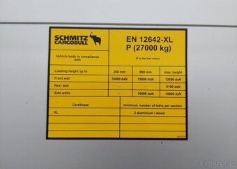 Schmitz SCB S3 NOVÝ tříosý - 10