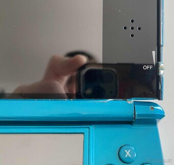 Nintendo 3DS Aqua Blue + 64gb - 10