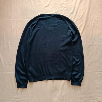 Polo Ralph Lauren sveter s výstrihom do V modrý zelený M - 10
