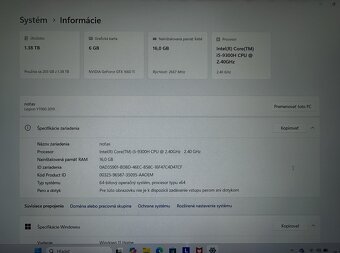 Herný notebook Lenovo LEGION Y7000 - 10