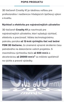 3D tlačiareň , CREALITY K1 (9 ks) - 10