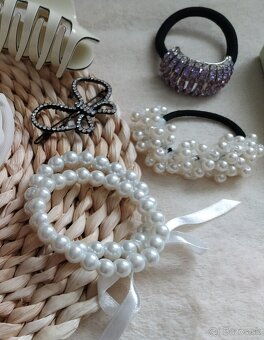 NOVÉ vlasové doplnky a svadobné náušnice (osobný odber) - 10