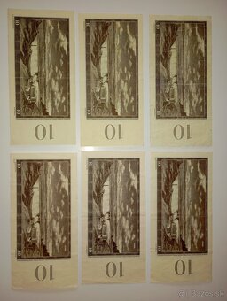 BANKOVKY 10 KČS, 1960, RŮZNÉ SÉRIE, PĚKNÉ STAVY - 10