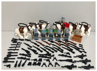 Rôzne sety vojakov 6 + doplnky - typ lego - nové - 10