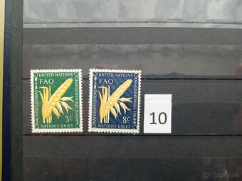 Poštové známky č.814 - 20 ks sérií OSN - NEW YORK - 10