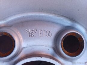Plechove disky VW- T5,T6,T7- 7Jx17–ET-55–5x120 - 10