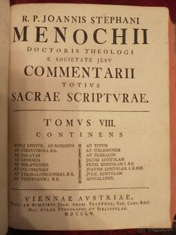 Niaka stará biblia 4 zväzky z. roku 1755 - 10