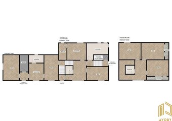 DVOJDOM, GARÁŽ, HOS. BUDOVA na pozemku 1140m² SENICA-KUNOV. - 10