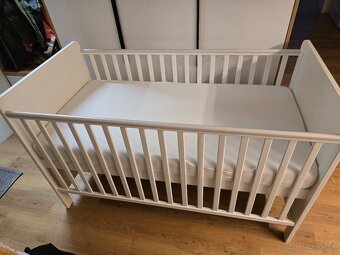 Detská postieľka 2v1 WOODIES Classic Cot Bed 140x70 - 10