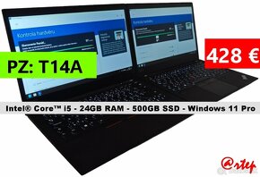 Notebook Lenovo ThinkPad - i5/24GB RAM/500GB SSD/ Win 11 Pro - 10