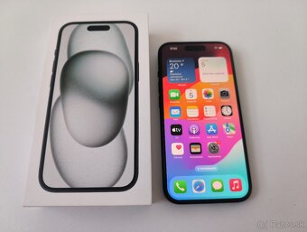 apple iphone 15 128gb Midnight / Batéria 100% - 10