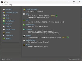 Lenovo ThinkPad L460 /Pentium 4405U/8GB RAM/HD/256GB SSD - 10