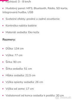 Detské autíčko 4x4 800W - 10
