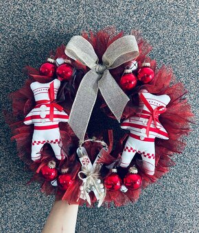 Vianočné vence na dvere 1. - 10