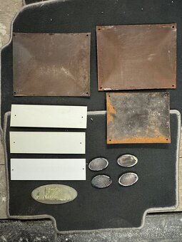 Plechové tabule, smaltovné tabule - 10