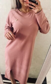 Damske talianske jemnučke maxišaty pinky - 10