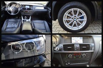 BMW X3 2.0 D X DRIVE, NAVI, FÓLIE, KOŽA, ALU R17, BIXENÓNY - 10