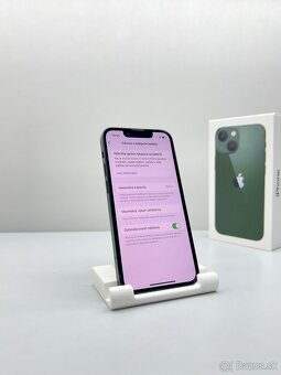 iPhone 13 MINI GREEN 128GB TOP STAV NOVÁ BATÉRIA 100% - 10