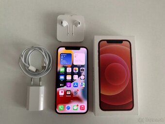 apple iphone 12 128gb Red / Batéria 100% - 10